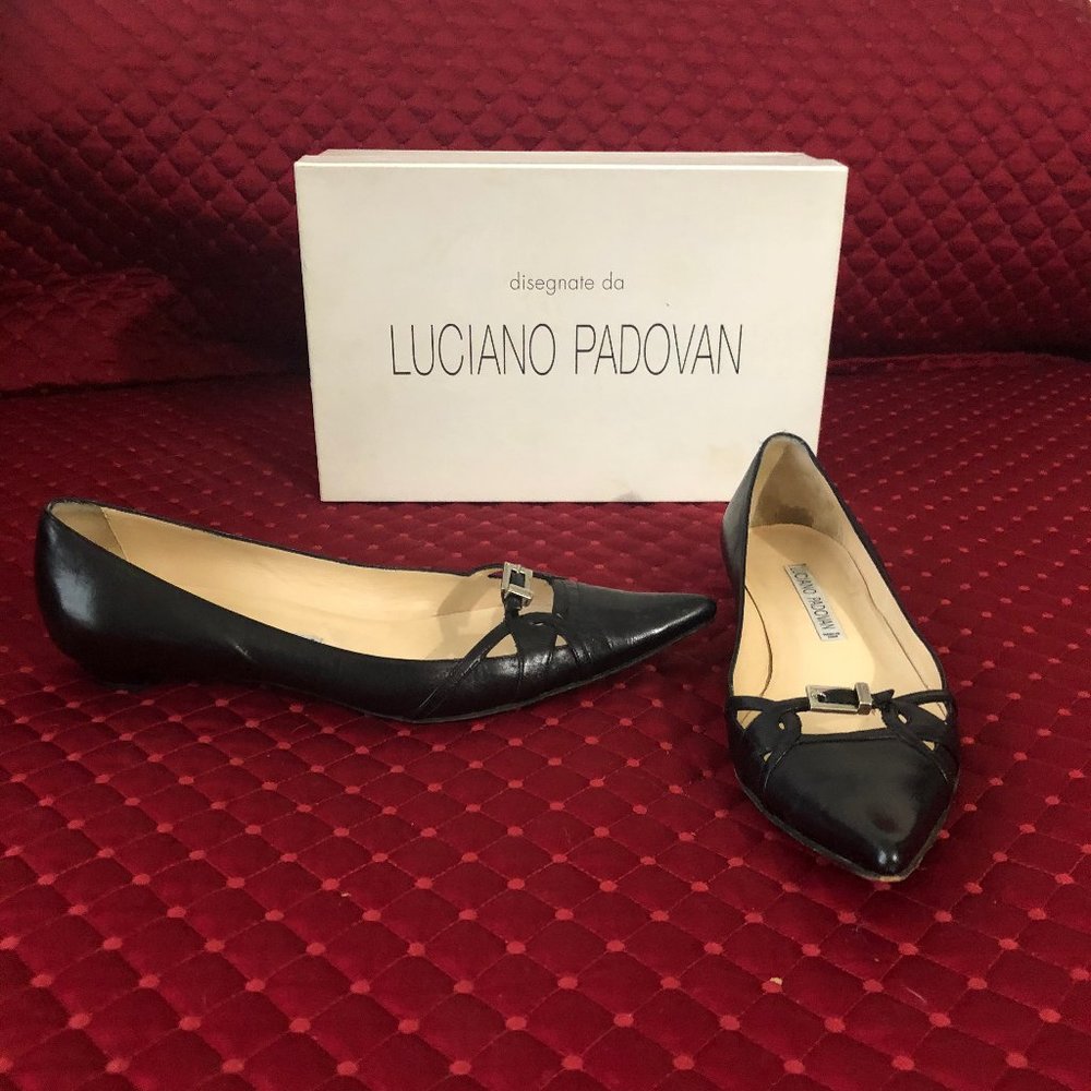 LUCIANO PADOVAN CAPRETTO NERO FLATS